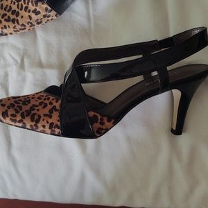 Liz Claiborne Leopard Print Heels